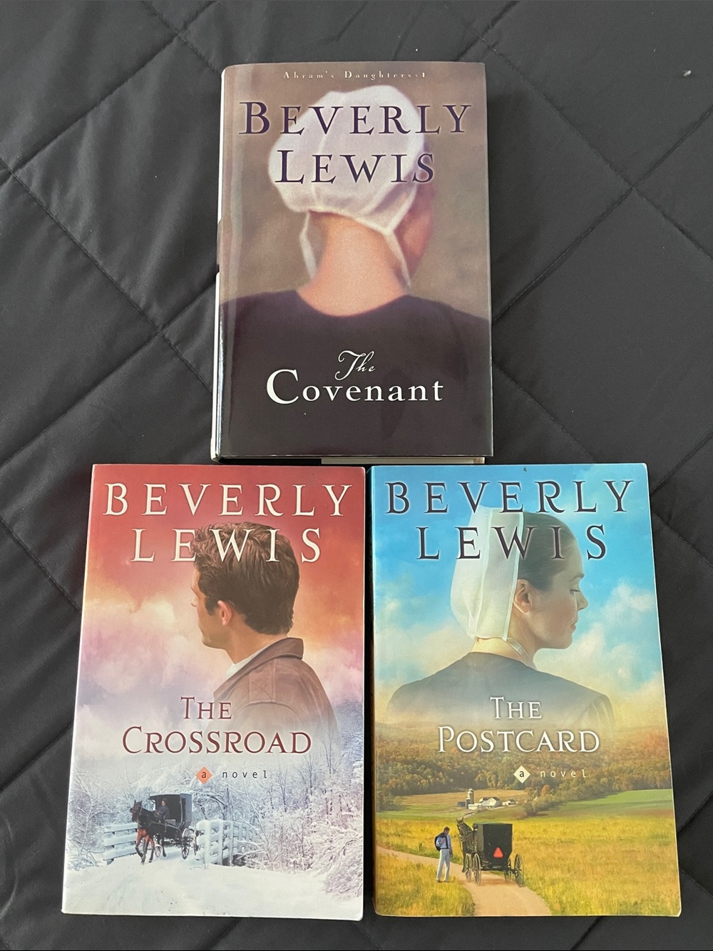 Book Set by Beverly Lewis - The Covenant, The Crossroad, The Postcard